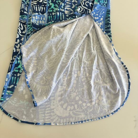 Lilly Pulitzer Meridian Deep Indigo Leied Back Tassel Midi Strapless Dress - Picture 9 of 9